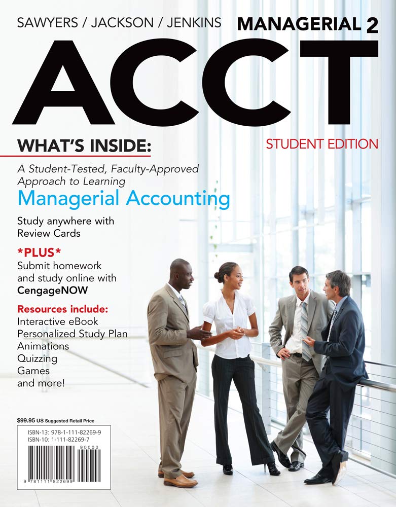 cover image of Managerial ACCT2