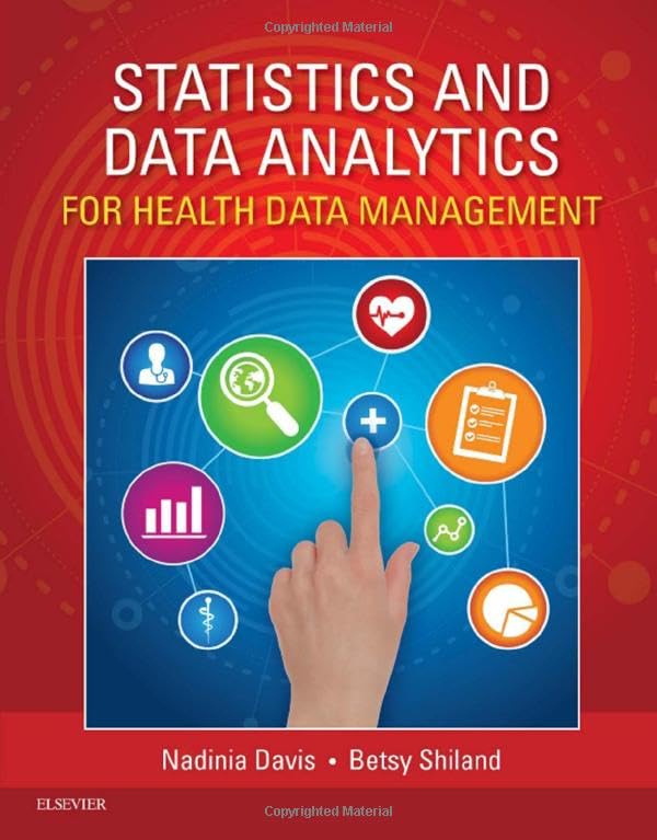 cover image of Statistics & Data Analytics for Health Data Management