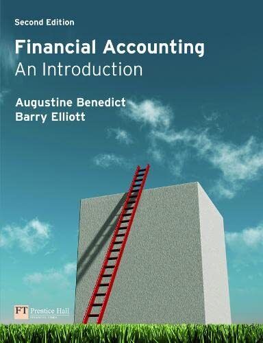 cover image of Financial Accounting: An Introduction