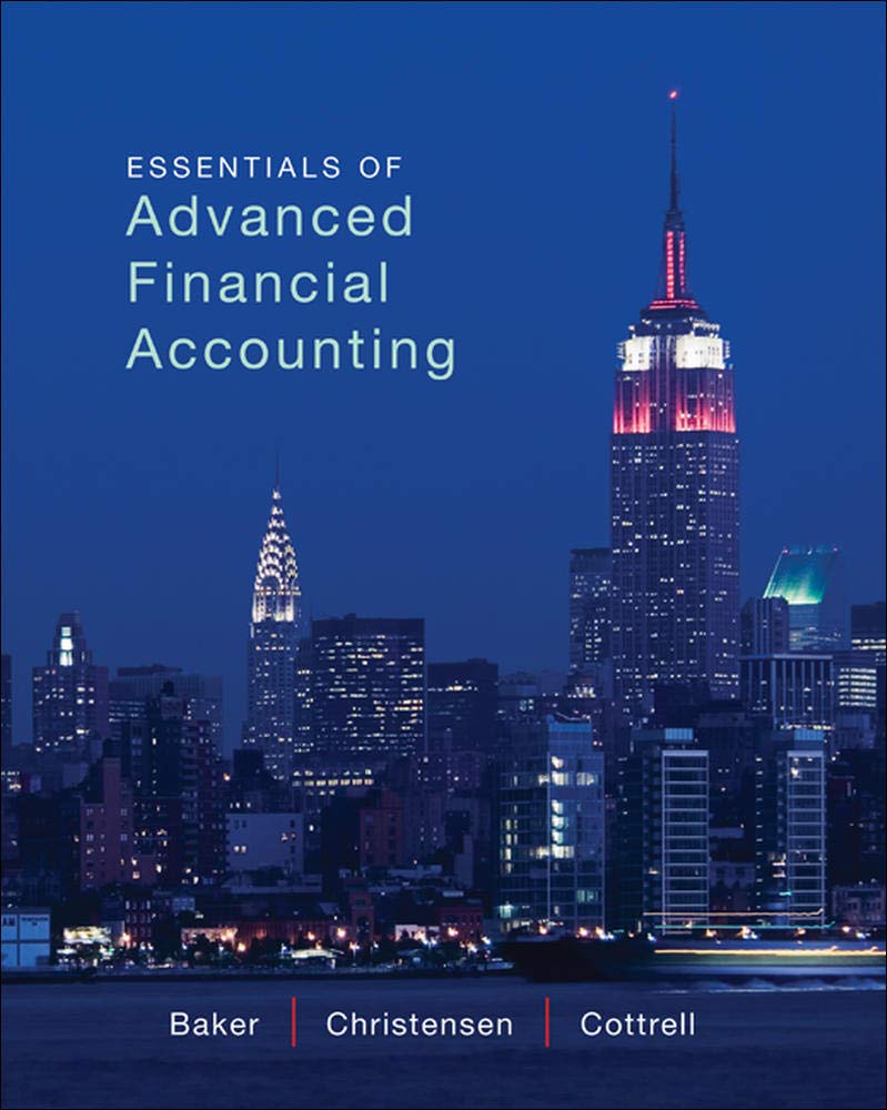 cover image of Essentials of Advanced Financial Accounting