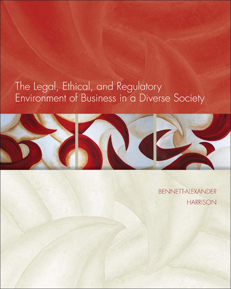 cover image of The Legal, Ethical, and Regulatory Environment of Business in a Diverse Society