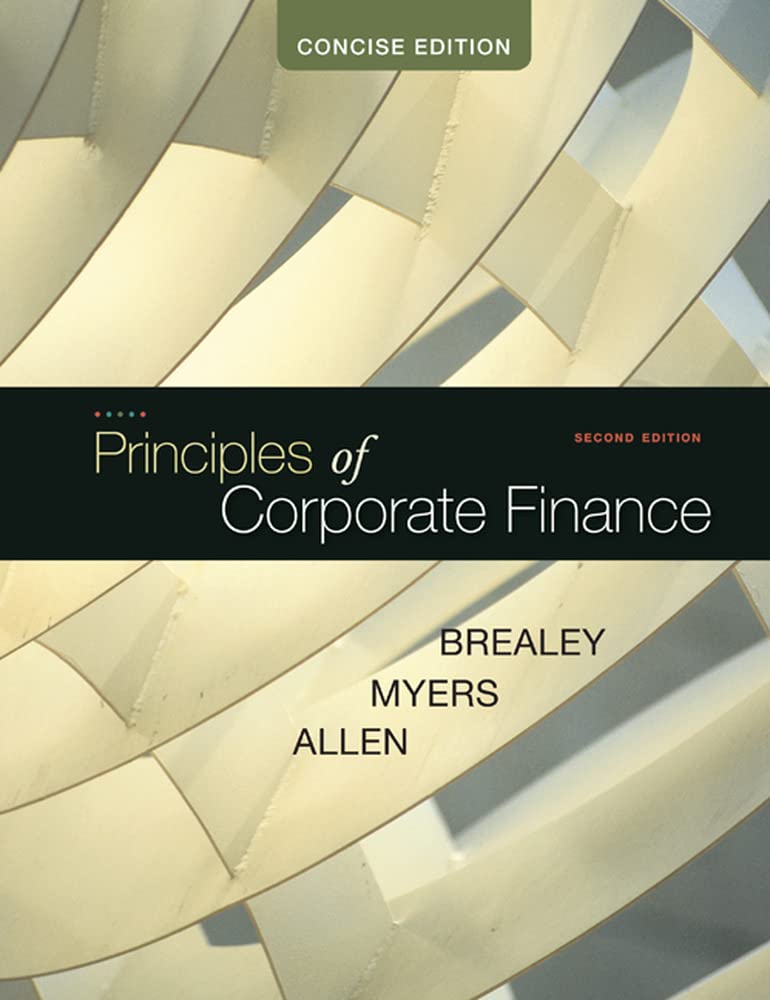 cover image of Principles of Corporate Finance, Concise