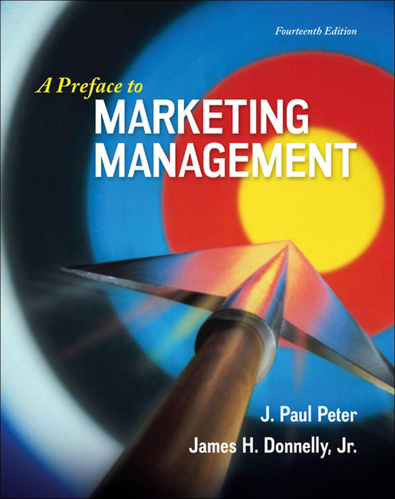 cover image of A Preface to Marketing Management