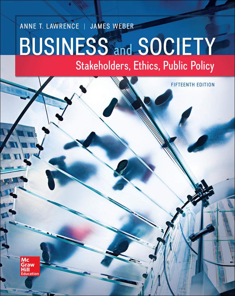 cover image of Business and Society: Stakeholders, Ethics, Public Policy