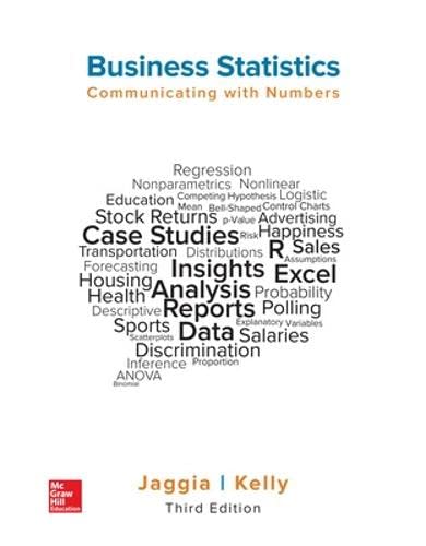 cover image of Business Statistics: Communicating with Numbers