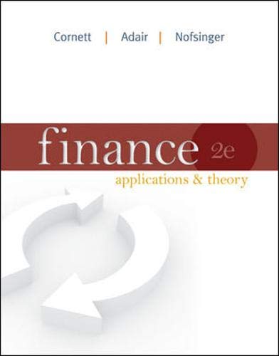 cover image of Finance Applications & Theory