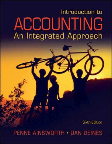 cover image of Introduction to Accounting: An Integrated Approach