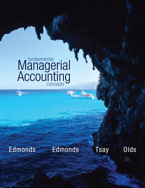 cover image of Fundamental Managerial Accounting Concepts