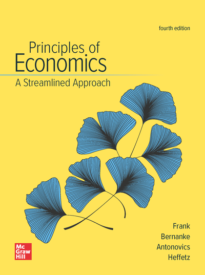 cover image of Principles of Economics, A Streamlined Approach