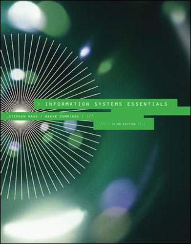 cover image of Information Systems Essentials