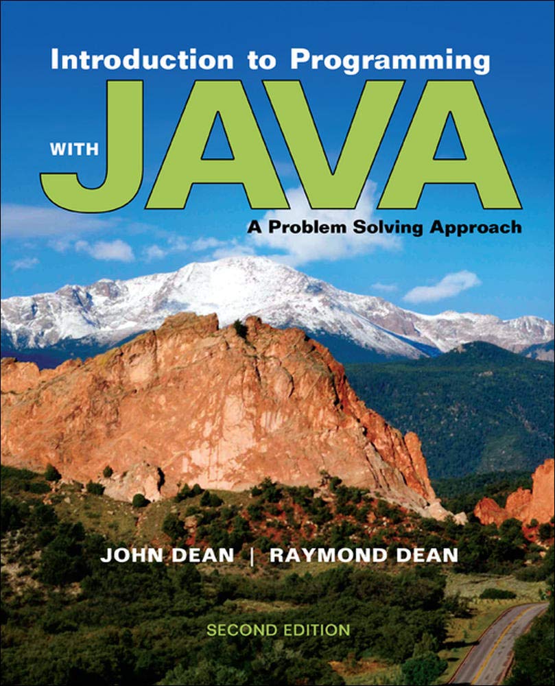cover image of Introduction to Programming with Java: A Problem Solving Approach