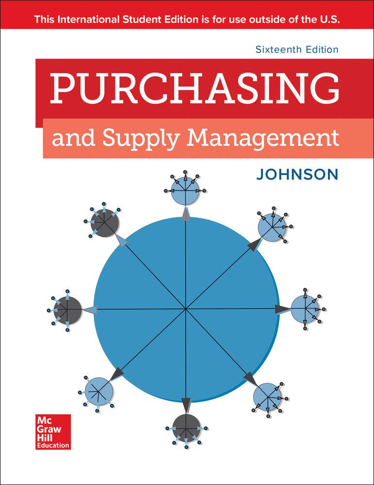 cover image of Purchasing and Supply Management