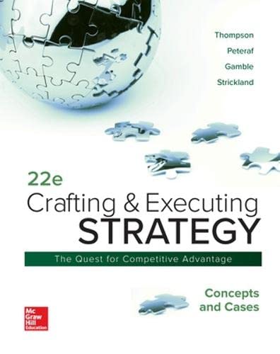 cover image of Crafting & Executing Strategy: Concepts and Cases