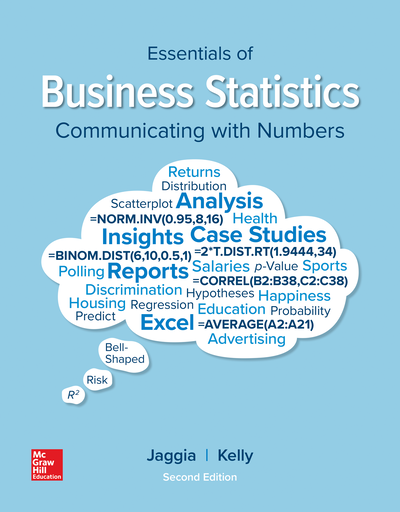 cover image of Essentials of Business Statistics