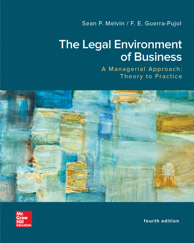 cover image of The Legal Environment of Business: A Managerial Approach: Theory to Practice