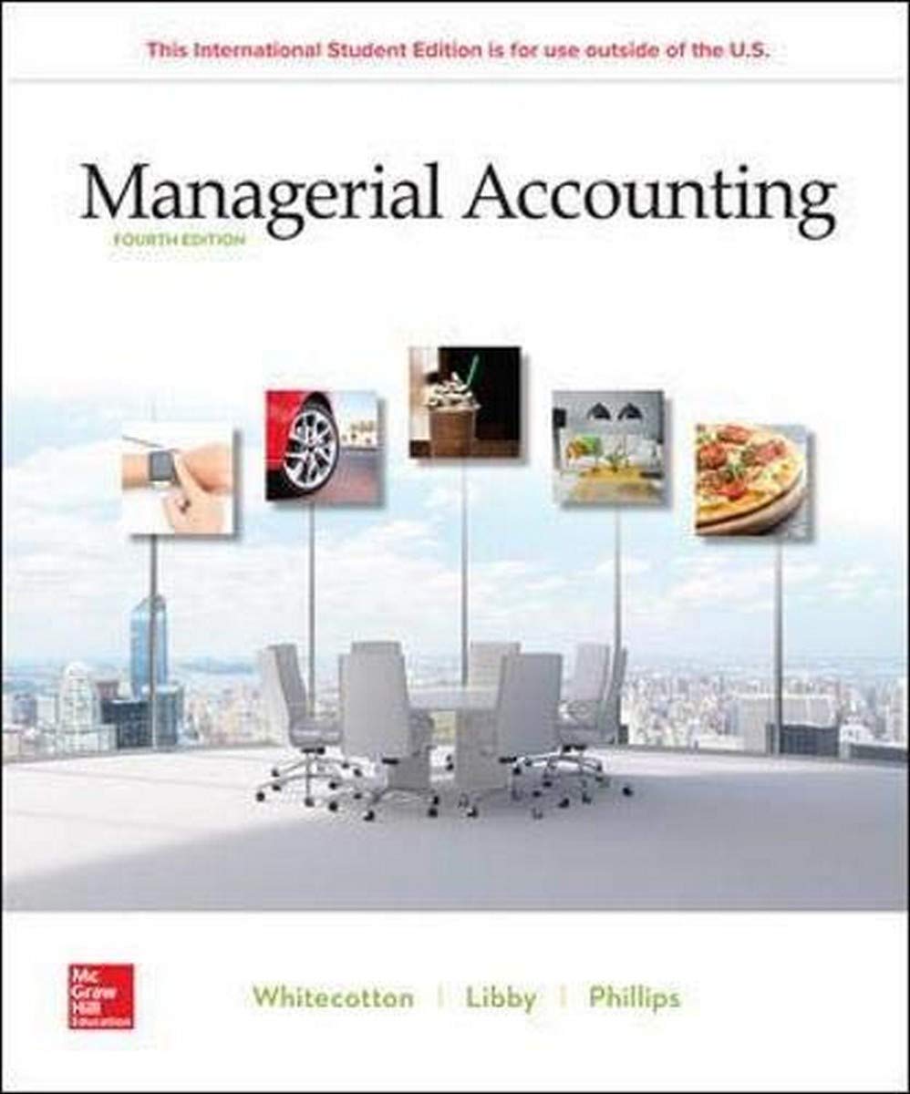 cover image of Managerial Accounting