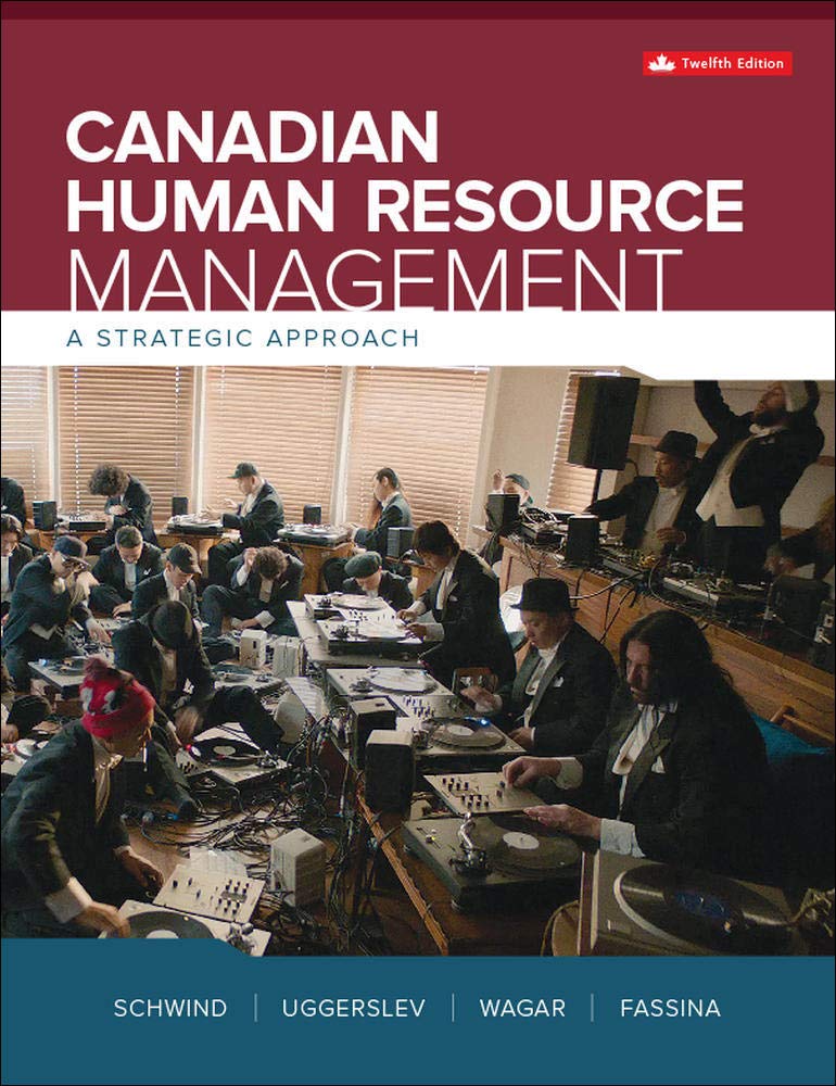 cover image of Canadian Human Resource Management