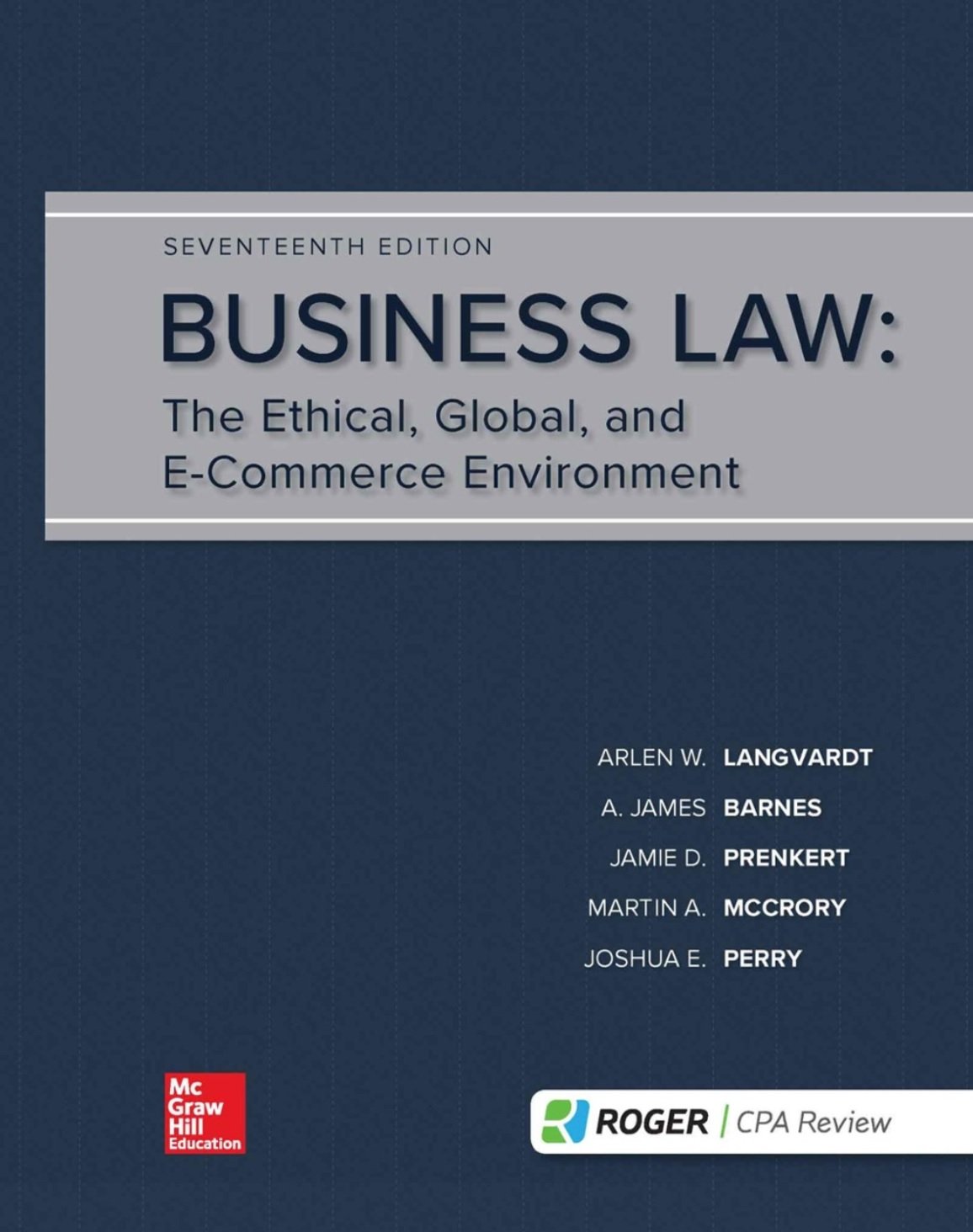 cover image of Business Law: The Ethical, Global, and E-Commerce Environment