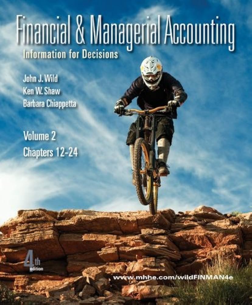 cover image of Financial & Managerial Accounting: Information for Decisions