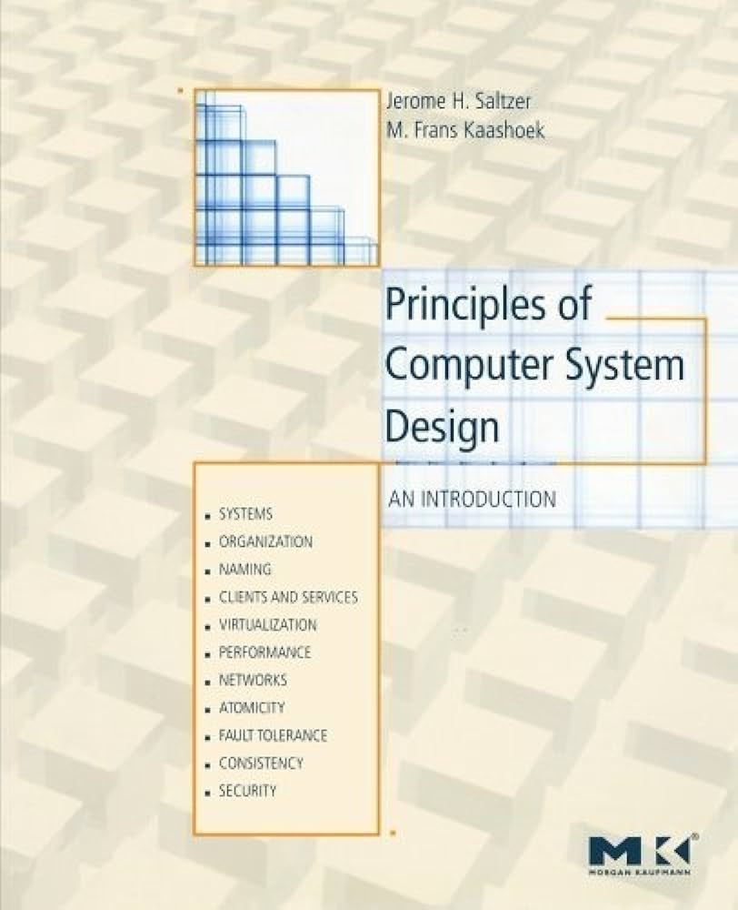 cover image of Principles of Computer System Design: An Introduction