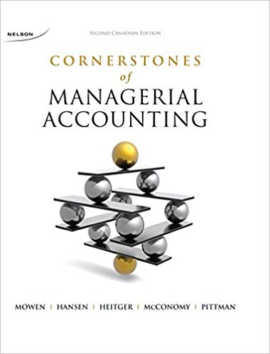 cover image of Cornerstones of Managerial Accounting