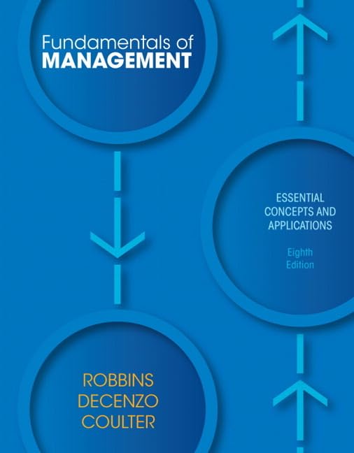 cover image of Fundamentals of Management: Essential Concepts and Applications