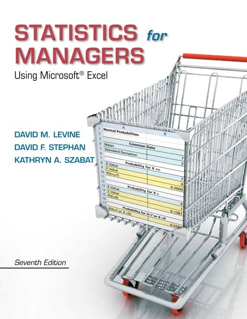 cover image of Statistics for Managers Using Microsoft Excel