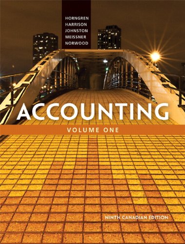 cover image of Accounting, Volume 1