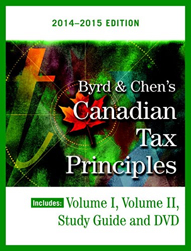 cover image of Canadian Tax Principles 2014 2015 Edition Volume I and Volume II