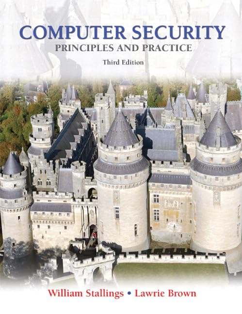cover image of Computer Security: Principles and Practice
