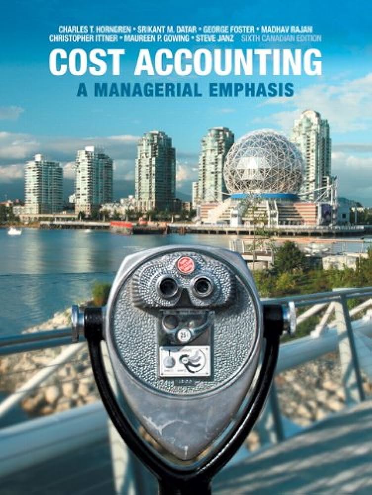 cover image of Cost Accounting: A Managerial Emphasis