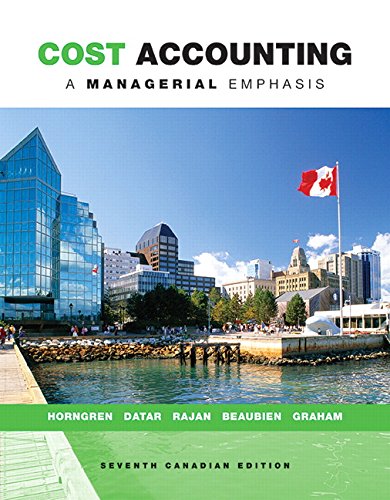 cover image of Cost Accounting: A Managerial Emphasis