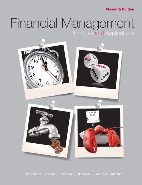 cover image of Financial Management: Principles and Applications
