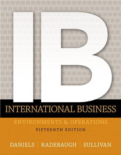 cover image of International Business: Environments and Operations