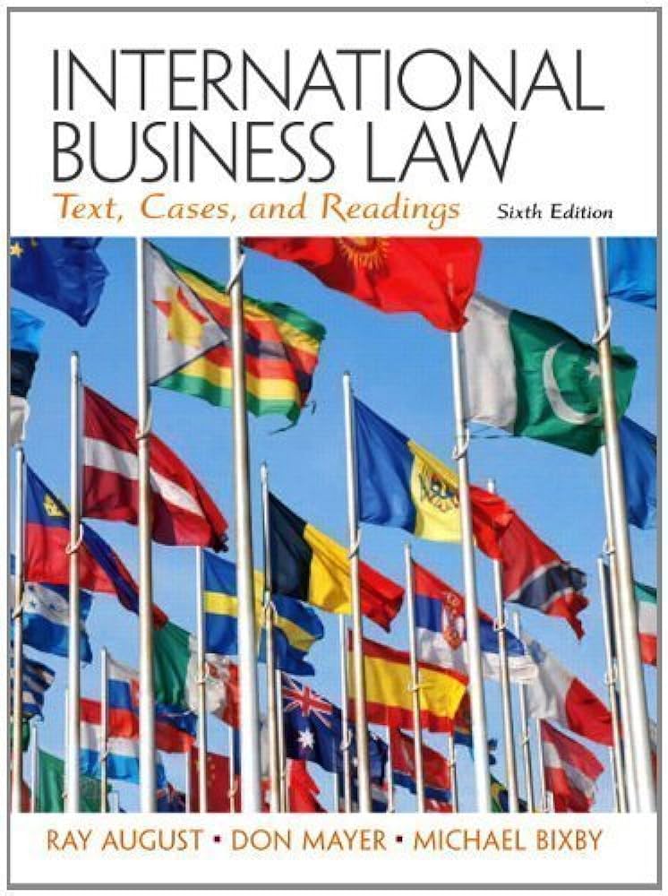 cover image of International Business Law