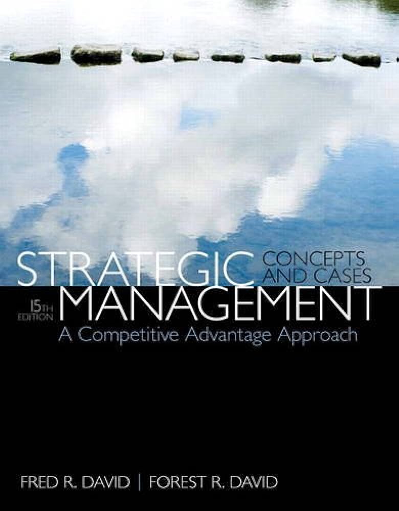cover image of Strategic Management: A Competitive Advantage Approach, Concepts