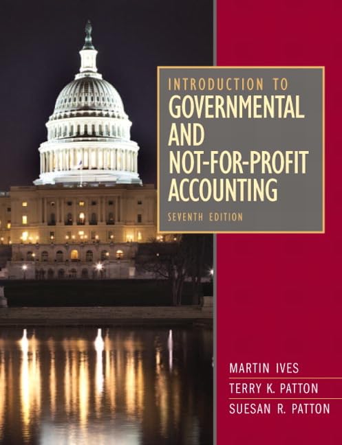 cover image of Introduction to Governmental and Not-for-Profit Accounting