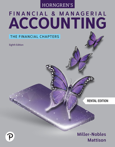 cover image of Horngren's Financial & Managerial Accounting