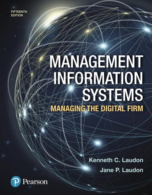 cover image of Management Information Systems: Managing the Digital Firm