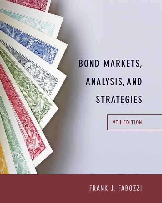 cover image of Bond Markets, Analysis, and Strategies
