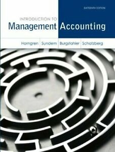 cover image of Introduction to Management Accounting