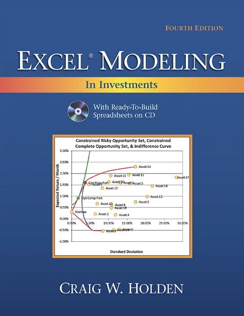cover image of Excel Modeling in Investments
