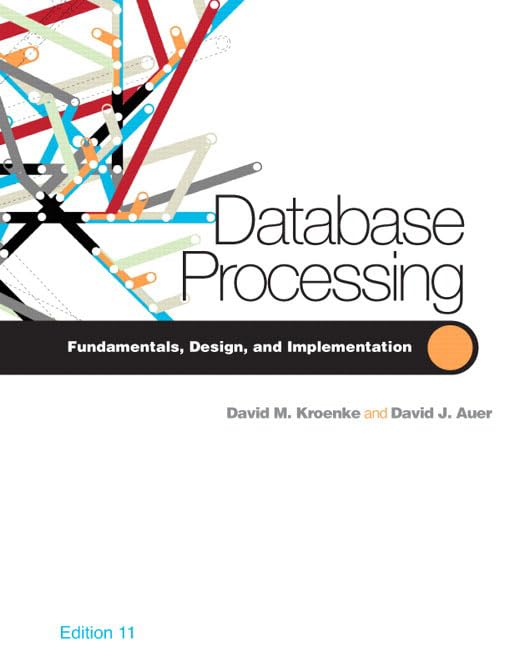 cover image of Database Processing: Fundamentals, Design, and Implementation