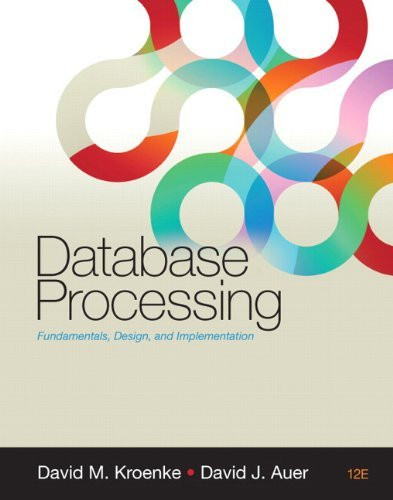 cover image of Database Processing: Fundamentals, Design, and Implementation