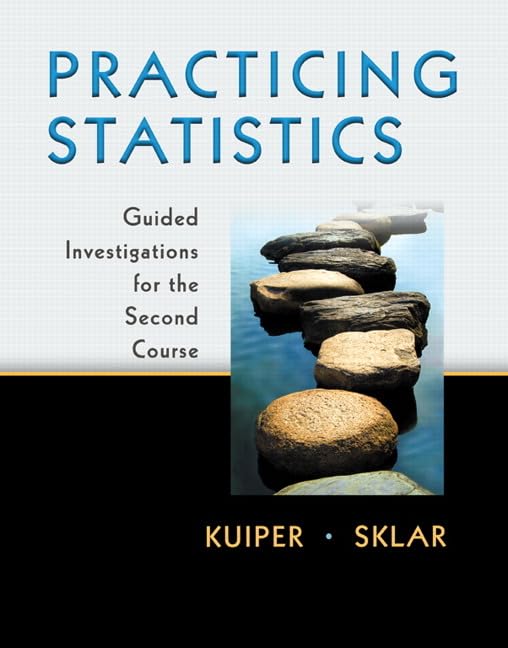 cover image of Practicing Statistics: Guided Investigations for the Second Course