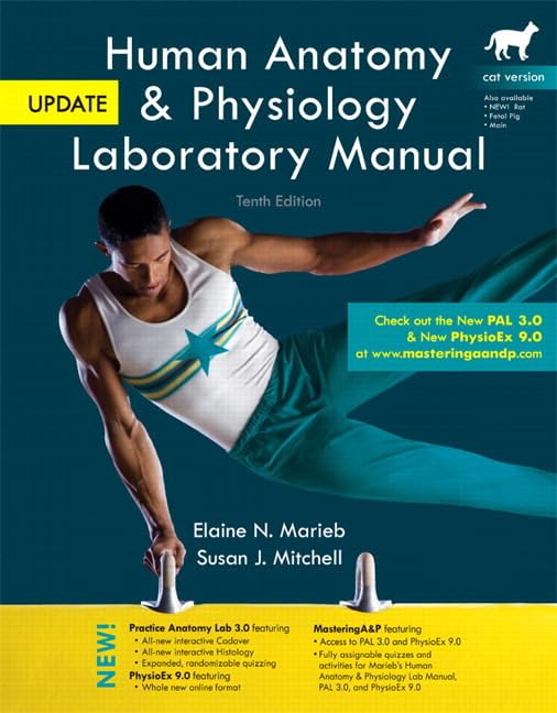 cover image of Human Anatomy & Physiology Laboratory Manual, Cat Version