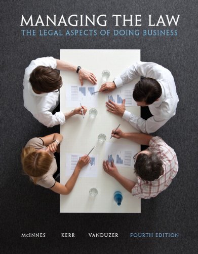 cover image of Managing the Law: The Legal Aspects of Doing Business