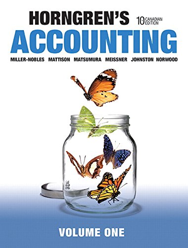 cover image of Horngren's Accounting Volume 1