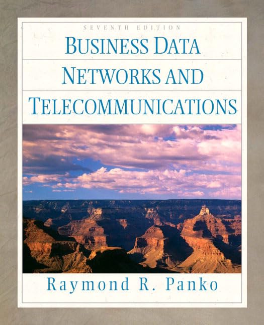 cover image of Business Data Networks and Telecommunications