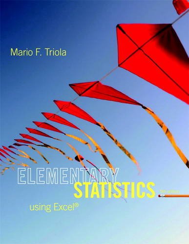 cover image of Elementary Statistics Using Excel